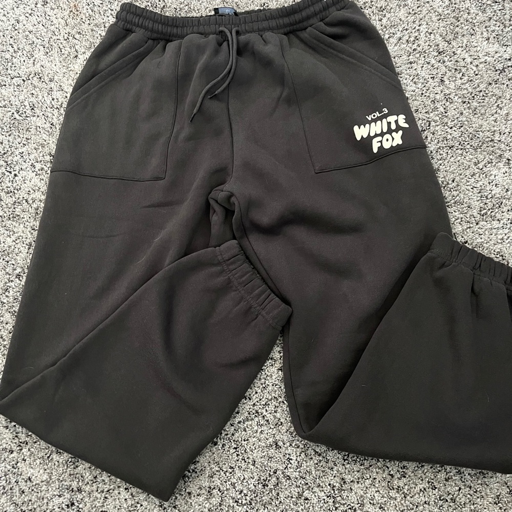 White fox sweat pants